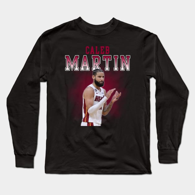 Caleb Martin Long Sleeve T-Shirt by Bojes Art